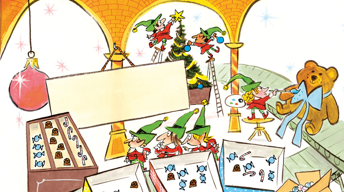« Lutins malins », jeux extraits du magazine J'aime lire Max n° 312, décembre 2024. Illustrations : Laurent Simon.