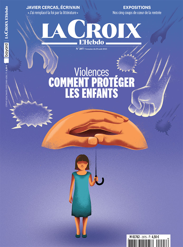 Couverture de La Croix L'Hebdo, n° 297. « Violences : comment protéger les enfants ? »