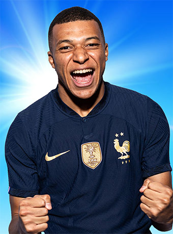 Kylian Mbappé. Les stars préférées des ados, article extrait du magazine Okapi n°1193, 1er février 2024. Photo : Michael Regan-Fifa/Getty Images.