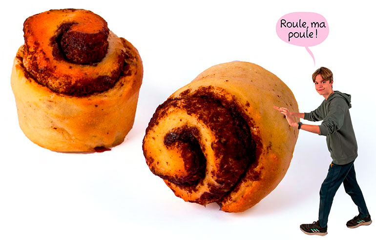 Recette des roulés à la cannelle. Trois goûters giga gourmands !, Okapi n°1196, 15 mars 2024. © Photos : Patrice Eglin.