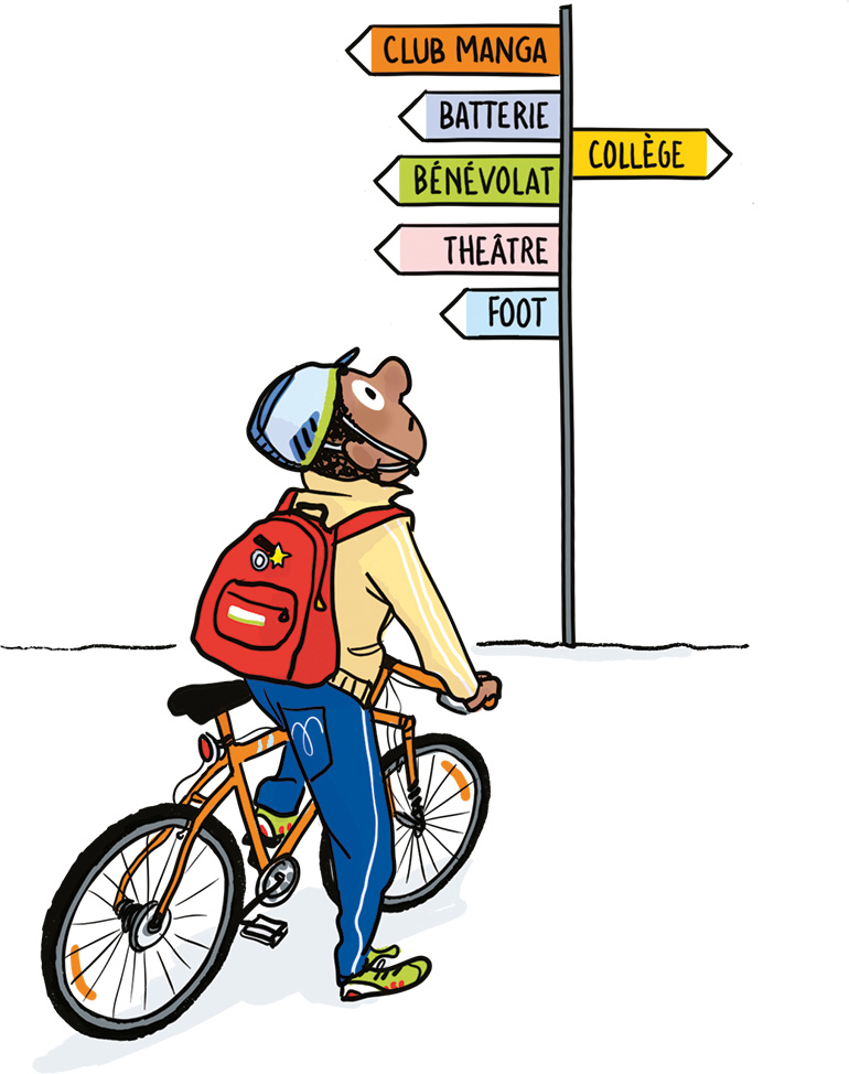 Stress, fatigue, résultats scolaires qui flanchent ? Si votre ado a trop d'activités scolaires, il doit choisir, c’est difficile, mais nécessaire si elle/il ne veux pas craquer. Deux activités par semaine, c’est bien.