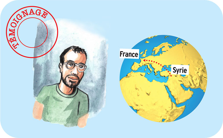Wael, 38 ans : "Je garde la Syrie dans mon cœur". Extrait de l'article « Migration, une histoire vieille comme l'humanité », article extrait du magazine Okapi n° 1213, 1er janvier 2025.