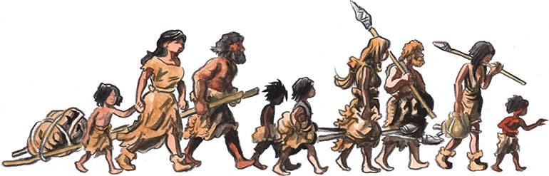 Les premiers migrants : les humains préhistoriques. « Migration, une histoire vieille comme l'humanité », article extrait du magazine Okapi n° 1213, 1er janvier 2025.