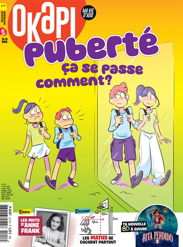 Couverture du magazine Okapi n° 1217.