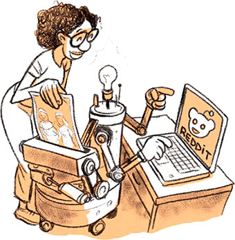 Faire une recherche d’image inversée pour retrouver son origine. Comment ils traquent les fake news, article extrait du magazine Okapi n°1196, 15 mars 2024. Illustration : Tehem.