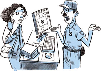 Pour vérifier une info, contacter les acteurs de terrain. Comment ils traquent les fake news, article extrait du magazine Okapi n°1196, 15 mars 2024. Illustration : Tehem.