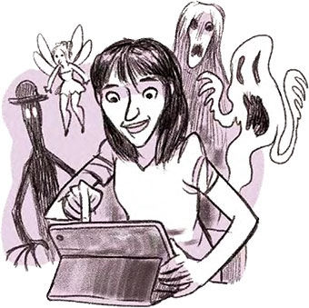Les rumeurs effrayantes sont les plus virales : la peur génère des clics. Comment ils traquent les fake news, article extrait du magazine Okapi n°1196, 15 mars 2024. Illustration : Tehem.