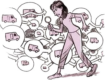 Les rumeurs n'ont ni âge ni auteur. Comment ils traquent les fake news, article extrait du magazine Okapi n°1196, 15 mars 2024. Illustration : Tehem.