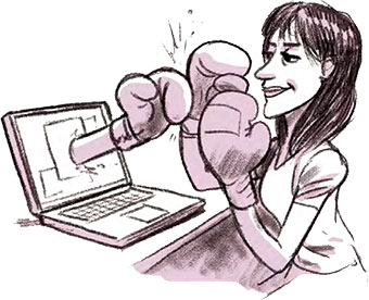 Avant de partager une vidéo, il faut se renseigner, car le faire multiplie la puissance de la rumeur qu’elle relaie. Comment ils traquent les fake news, article extrait du magazine Okapi n°1196, 15 mars 2024. Illustration : Tehem.