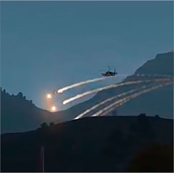 Les images du jeu vidéo de guerre Arma 3 sont régulièrement utilisées pour illustrer faussement des scènes de guerre. Comment ils traquent les fake news, article extrait du magazine Okapi n°1196, 15 mars 2024.