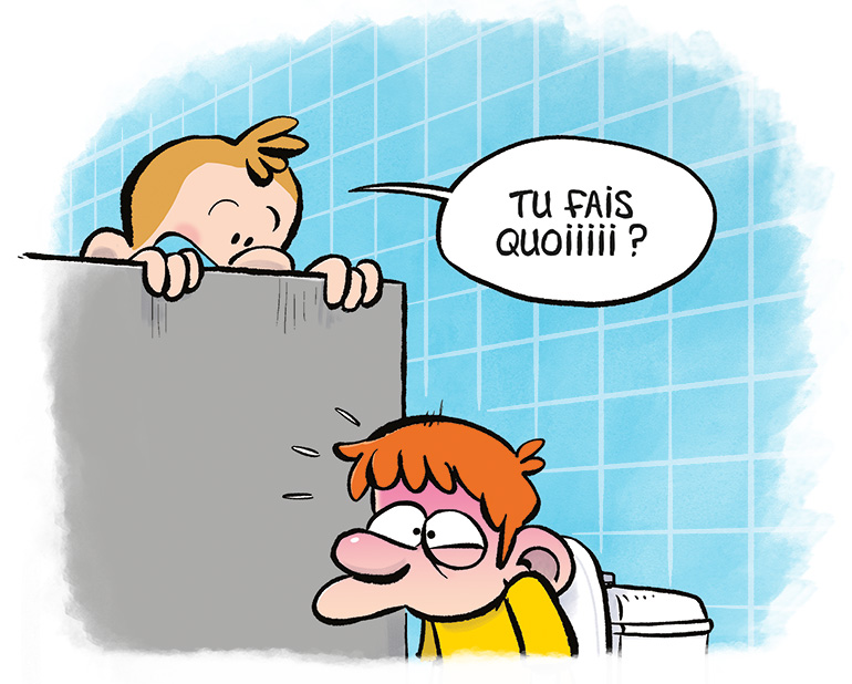27 % des élèves sont gêné(e)s d’aller aux toilettes. Ils et elles se plaignent des espaces sous les portes, des serrures cassées ou encore des cabines trop proches les unes des autres. Source : Essity (2018).
