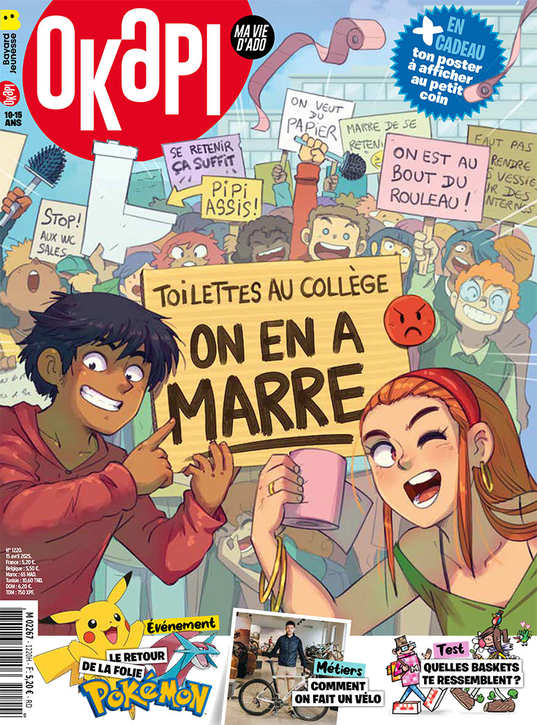 Couverture du magazine Okapi n° 1220, 15 avril 2025.