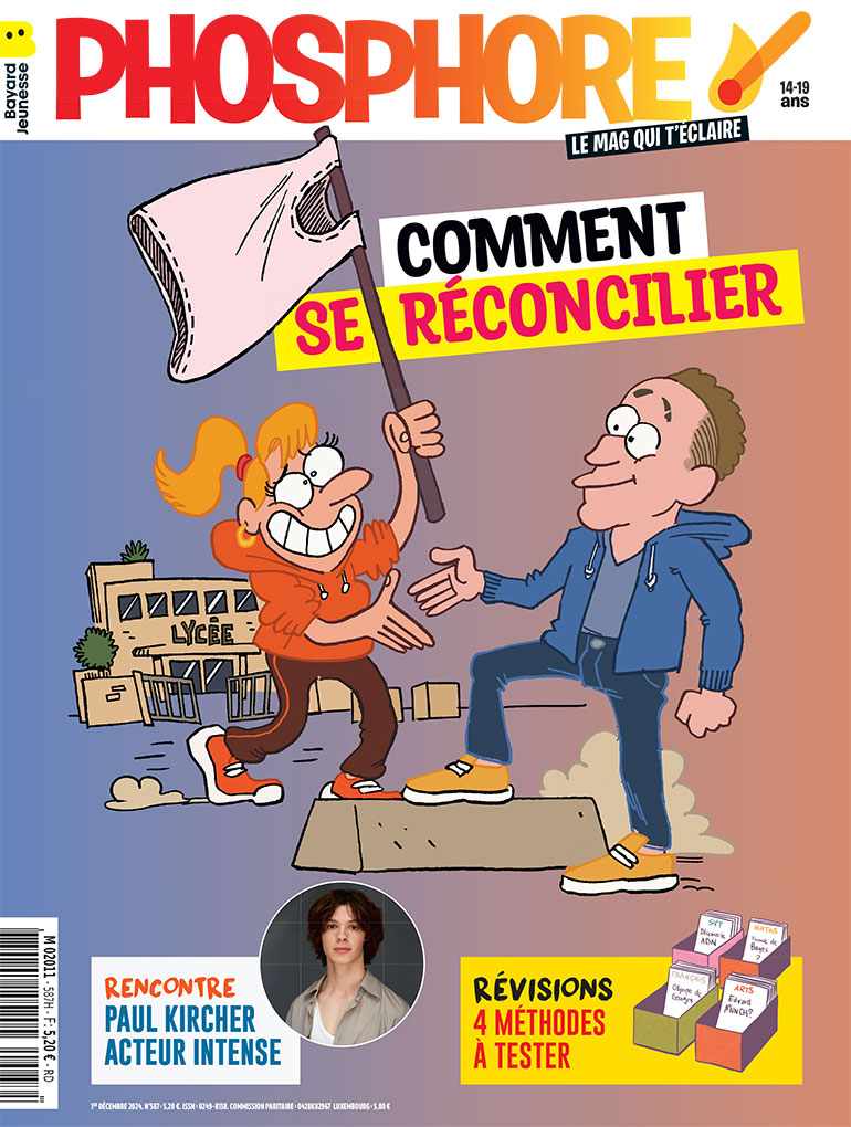 Couverture du magazine Phosphore n° 587, 1er décembre 2024.