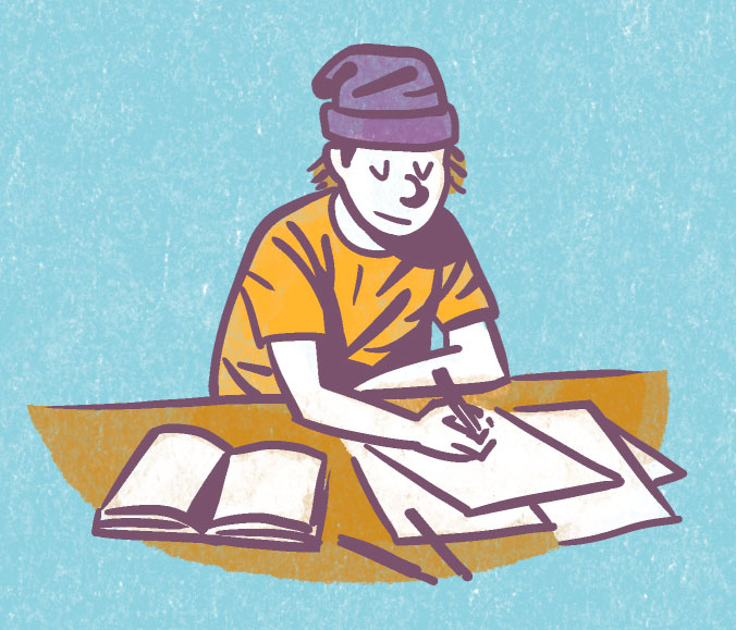 « Révisions : 4 méthodes pour efficaces », Phosphore n°587, 1er décembre 2024. Illustrations : Vincent Sorel