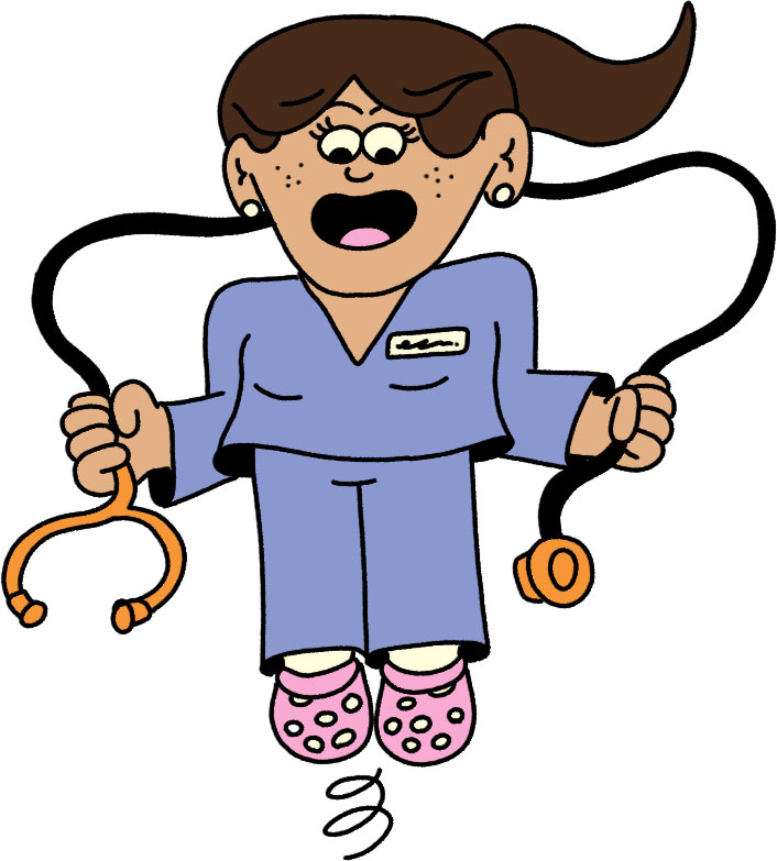 « Il y a beaucoup de filles dans les écoles d’infirmiers ? »
Vrai. Au sein des Instituts de formation en soins infirmiers (IFSI), les femmes représentent. 87 % de l’effectif ! © Illustration : Alexandre Nart, Phosphore n°589.