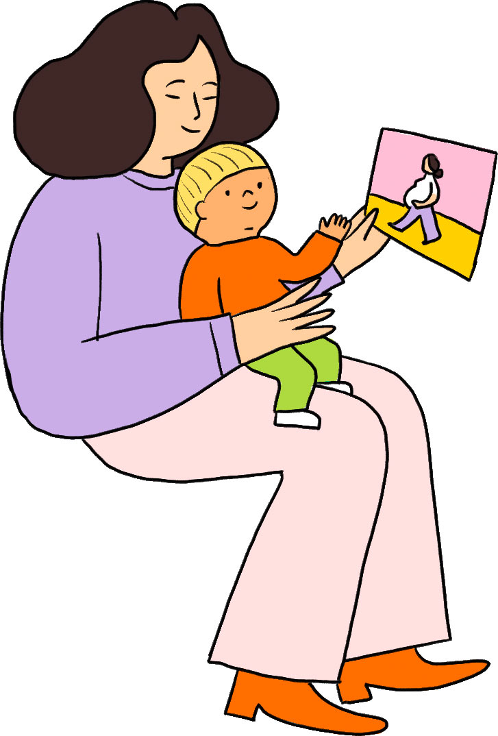 On peut raconter à son enfant comment il est né, en partant de la grossesse ou de la naissance. Ou faire commencer l'histoire bien avant si on le souhaite.
