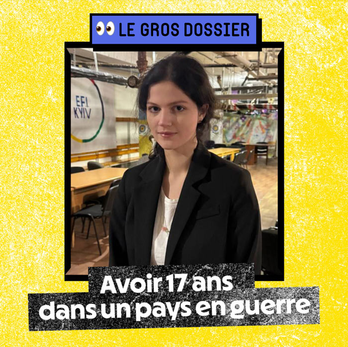 “Avoir 17 ans dans un pays en guerre”. Isabella, une jeune Ukrainienne de 17 ans qui vit à Kyiv, témoigne dans Phosphore #5 (28 février 2025).