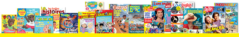 Magazines Bayard Jeunesse de juillet 2024.
