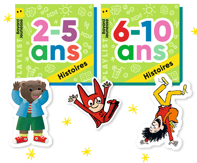 Les playlists de la rentrée : des histoires pour les enfants de 2 à 10 ans à écouter partout !