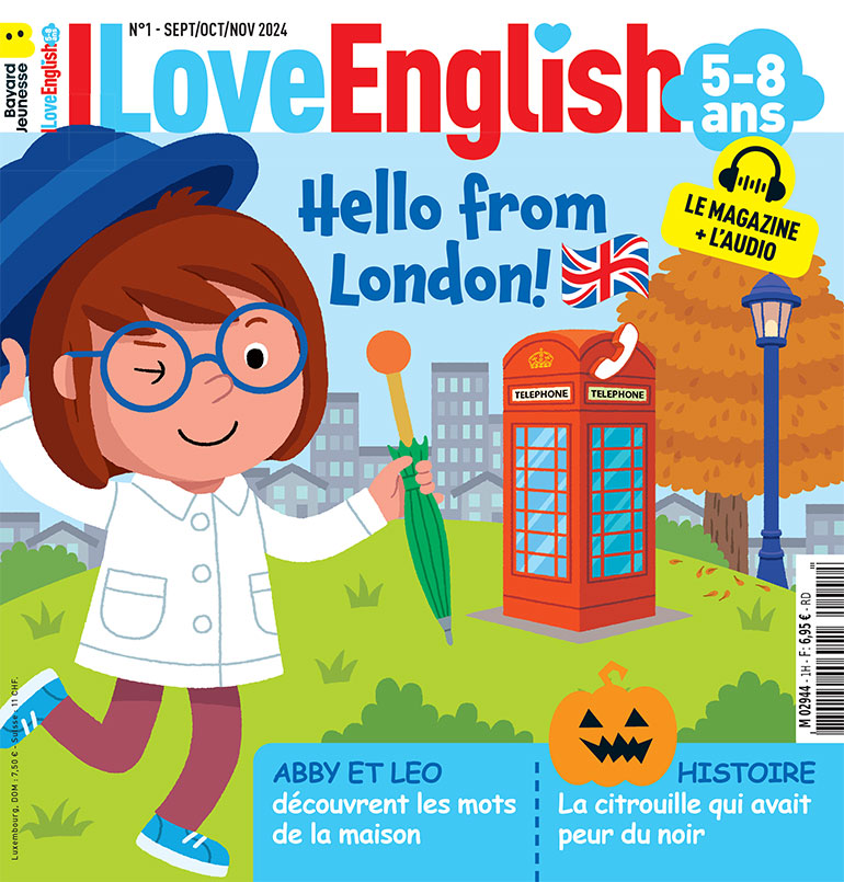 I Love English 5-8 ans : un magazine et une appli pour apprendre l’anglais