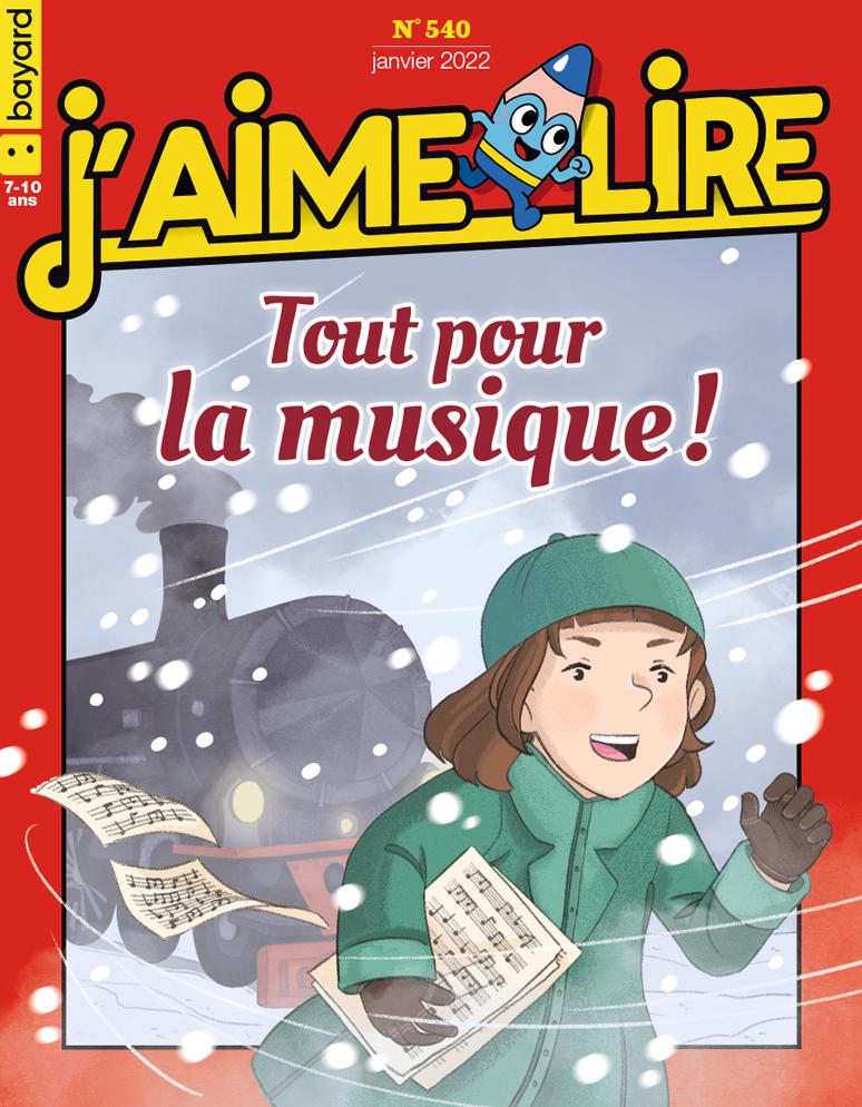 Couverture du magazine J'aime lire, n° 540, janvier 2022 - Tout pour la musique
