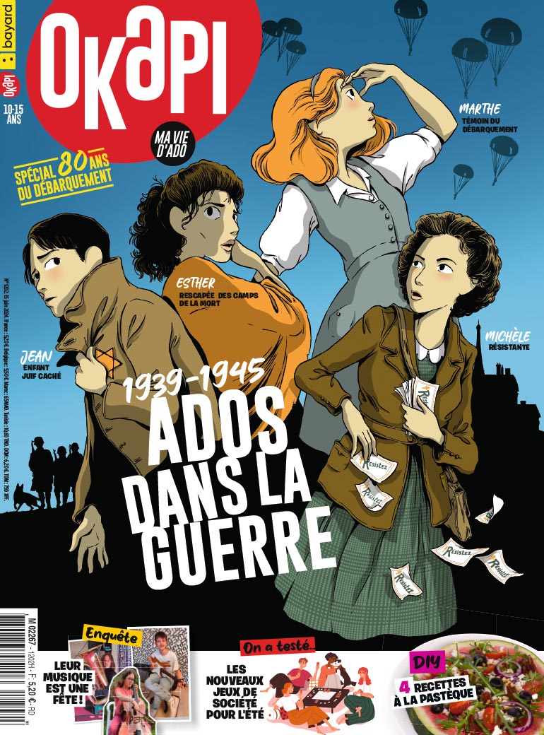 Couverture du magazine Okapi n°12002, 15 juin 2024.