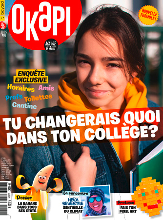 Couverture du magazine Okapi n°1185, 1er octobre 2023