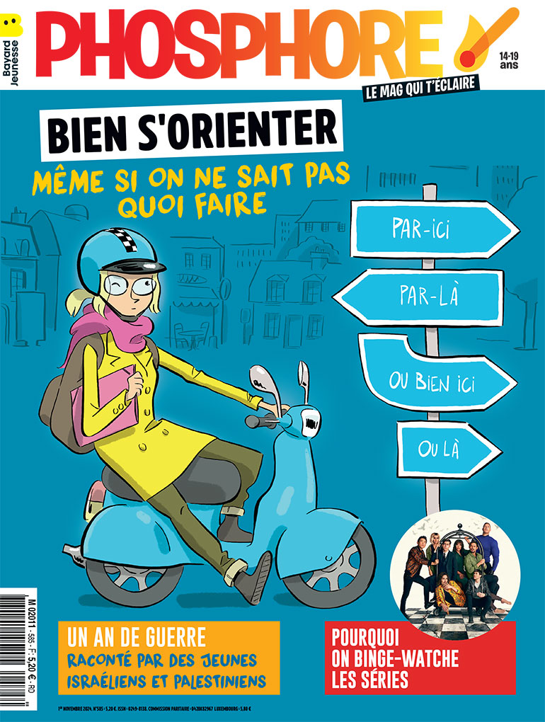 Couverture du magazine Phosphore n° 585, 1er novembre.