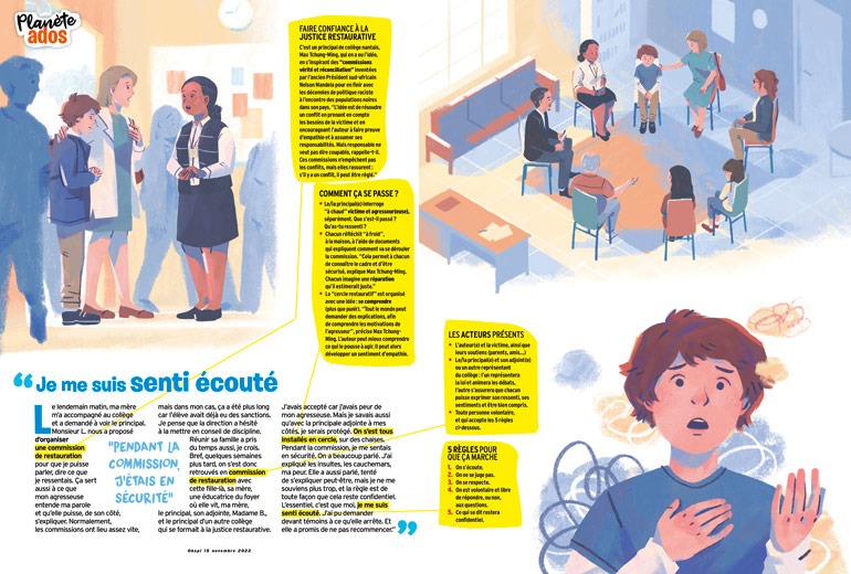Harcèlement scolaire : “Je me suis senti écouté” - Extrait du magazine Okapi n°1166