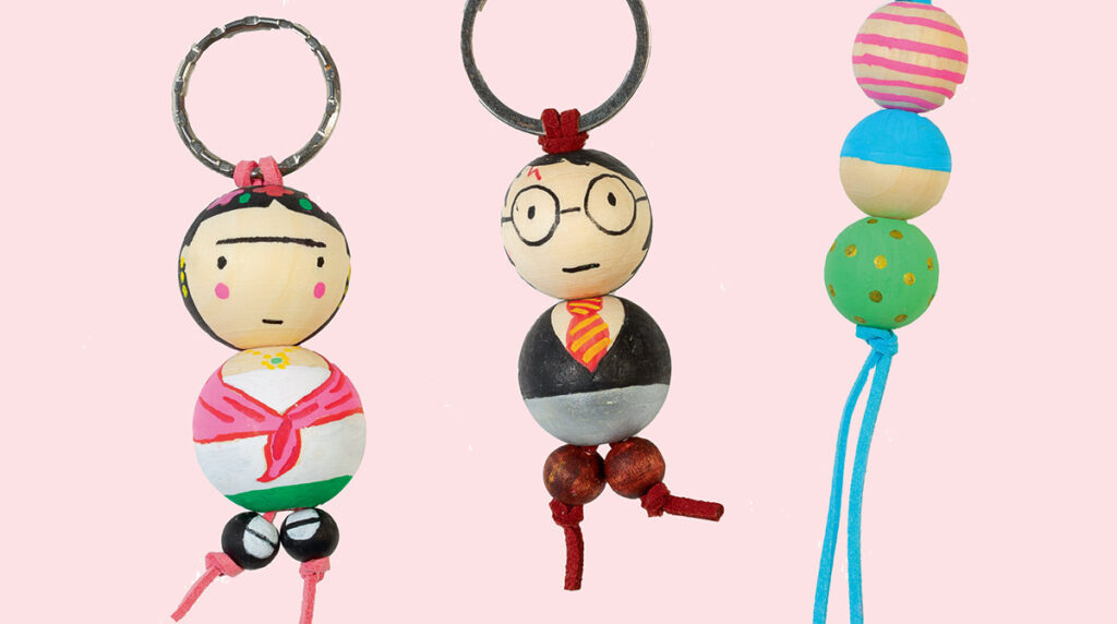 Bricolage : des porte-clés pop - Je bouquine
