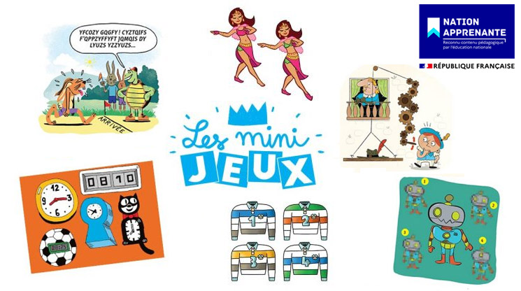 Des jeux de vocabulaire : les mini-jeux du magazine J'aime lire Max (9-13 ans).