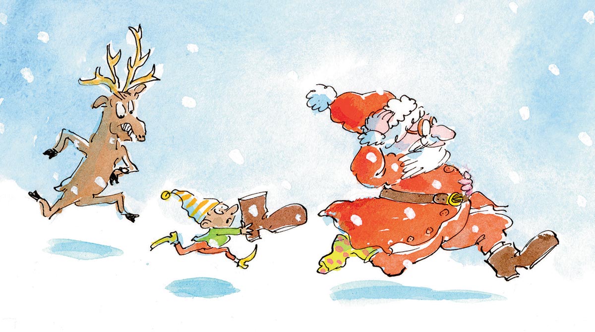 Il y a de l’agitation au pôle Nord, le Père Noël et ses lutins terminent les derniers préparatifs pour la grande tournée des cadeaux. Le magazine Mes premiers J’aime lire propose aux 6-7 ans de les aider avec ces jeux de coloriage et d’observation. Illustration : Irène Bonacina.
