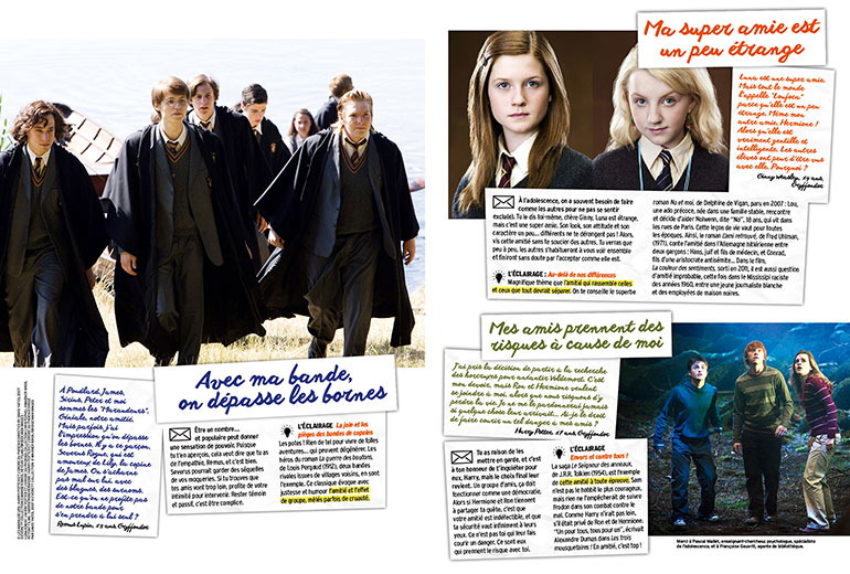 “L’amitié, c’est magique comme dans Harry Potter !”, article extrait du magazine Okapi n°1159, 1er juillet 2022. © Harry potter et l’ordre du phœnix, real. David Yates, 2007 © Everett Collection © Warner Bros. Heyday Films /Bridgeman images - Harry Potter et l’ordre du phœnix collection Christophel © Warner Bros. Heyday Films - Harry Potter et l’ordre du phœnix © Everett collection © Warner Bros. / Bridgeman images.