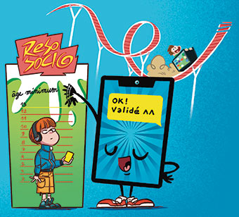 Contrairement à ce que laissent penser les messages à l’attention des parents, TikTok est laxiste sur ses contenus. Que se passe-t-il dans ton cerveau quand tu es sur TikTok ?, article extrait du magazine Okapi n°1186, 15 octobre 2023. Illustration : Mouk.