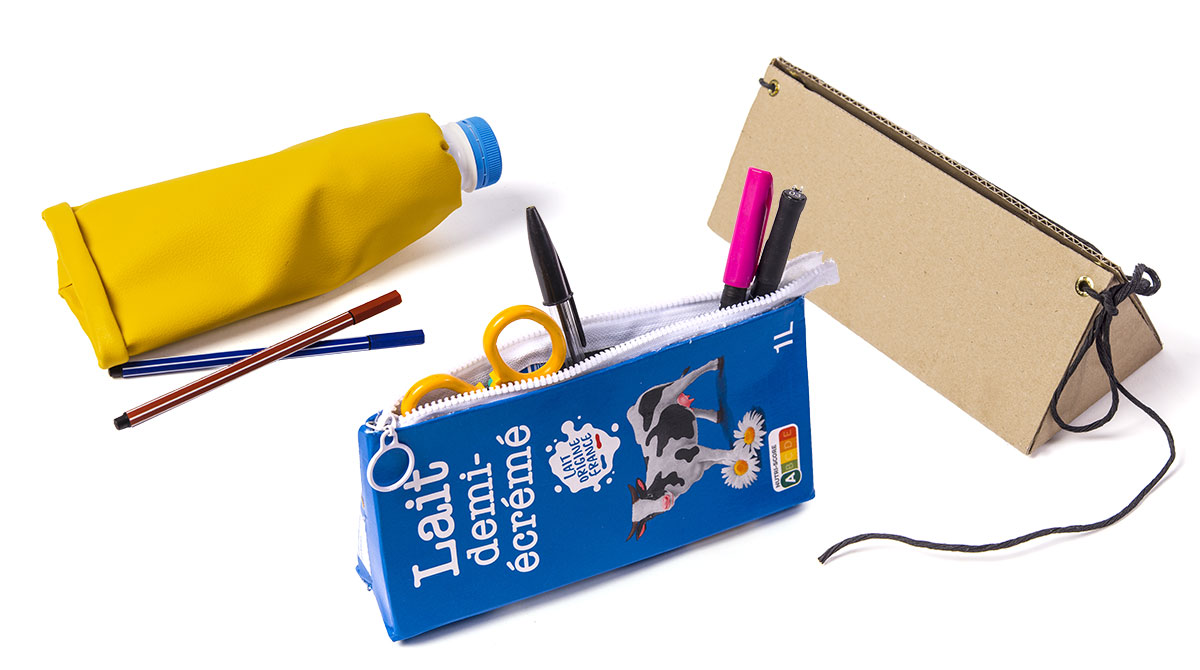 À chaque rentrée, ses fournitures ! Et si, pour changer, votre enfant fabriquait sa trousse avec ces tutos d’Okapi ?