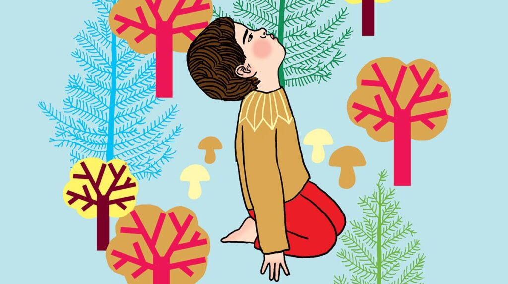 Yoga : la posture du “Loup”.