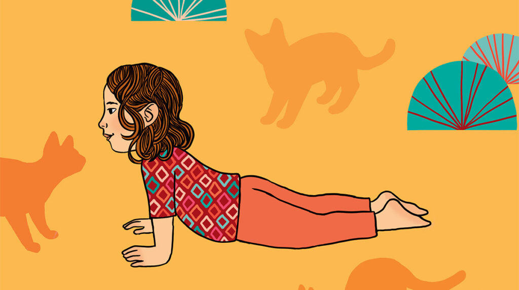 Yoga : la posture du “Réveil du petit chat”.