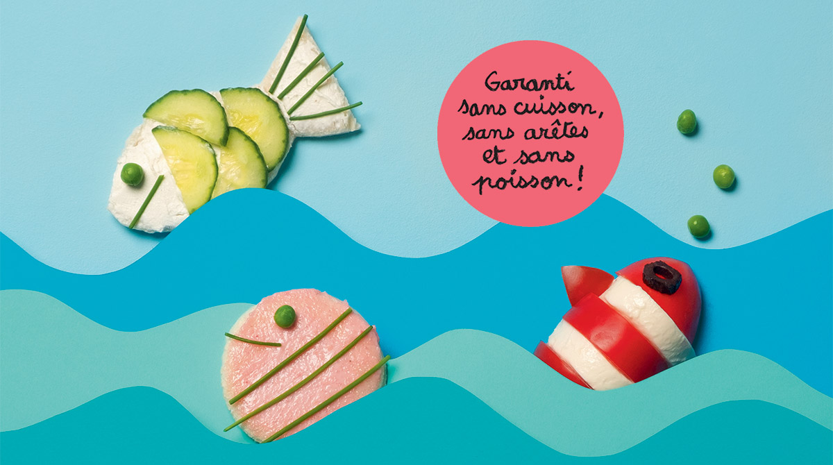“Recette d’été : un menu tout poisson”, Pomme d’Api n° 665, juillet 2021. Conception : rédaction de Pomme d’Api. Réalisation : Virginie Rousset. Photos : Benoît Pelletier. En savoir plus : https://www.pommedapi.com/activites-enfants-3-7-ans/recettes/recette-ete-menu-en-forme-de-poisson