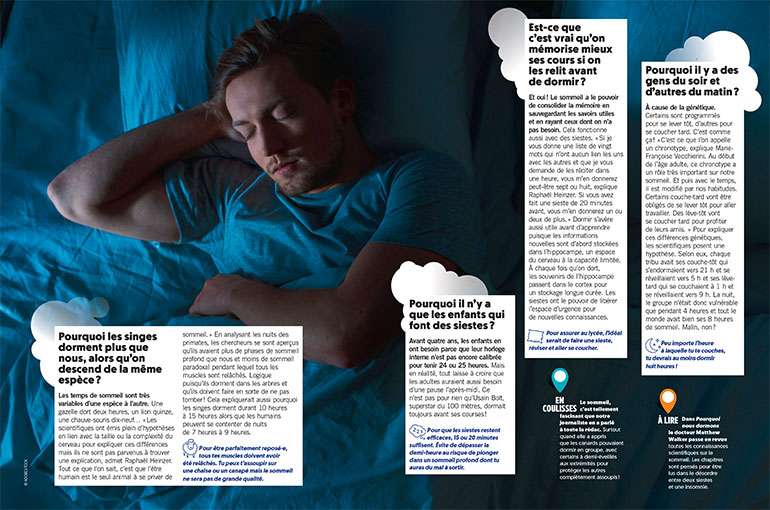 Pourquoi il n'y a que les enfants qui font des siestes ? Les clés du sommeil, extrait du magazine Phosphore n°545, 1er janvier 2023. Photo : ADOBESTOCK.