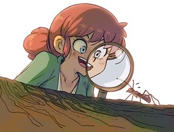Spécialité Sciences de la Vie et de la Terre. Quelles spés sont faites pour toi ?, article extrait du magazine Phosphore n°563, 1er novembre 2023. © Illustration : Maliki.