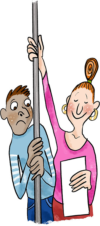 Hygiène des ados : “Tes aisselles puent ?”, conseils à lire dans “Ça gratte, ça pue, ça pique”, article extrait du magazine Phosphore n°573, 1er avril 2024. Illustration : Zoé Thouron.