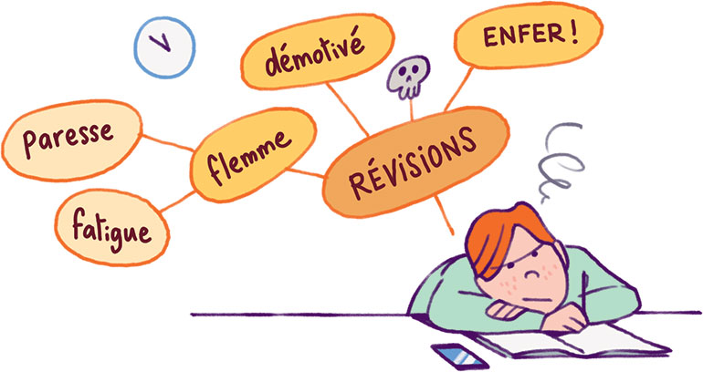 La carte mentale est une méthode d’apprentissage efficace car elle sollicite les différentes mémoires. Mémoire, le vrai du faux, article extrait du magazine Phosphore n°575, 1er mai 2024. Illustration : Quentin Vijoux.