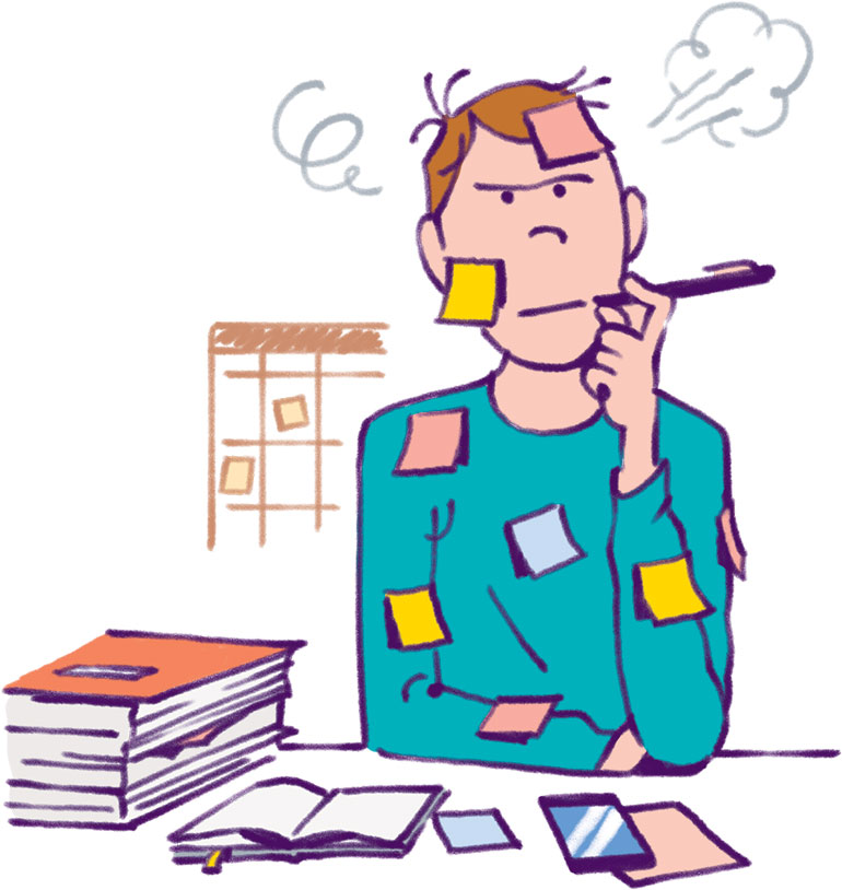 Être motivé n’est pas vraiment une condition pour apprendre, mais ça aide à se mettre au boulot. Mémoire, le vrai du faux, article extrait du magazine Phosphore n°575, 1er mai 2024. Illustration : Quentin Vijoux.