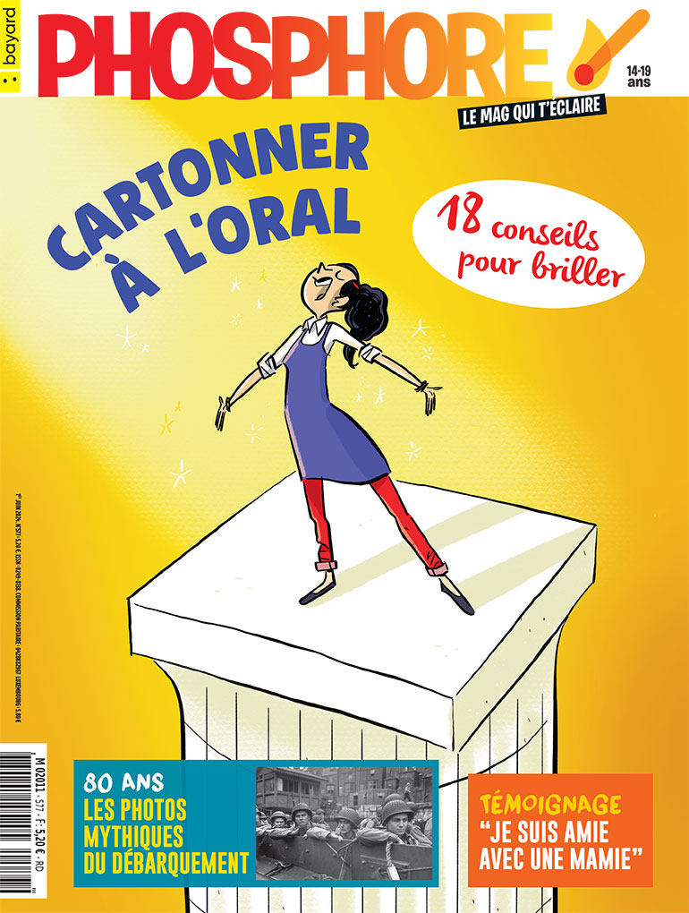 Couverture du magazine Phosphore n°577, 1er juin 2024.