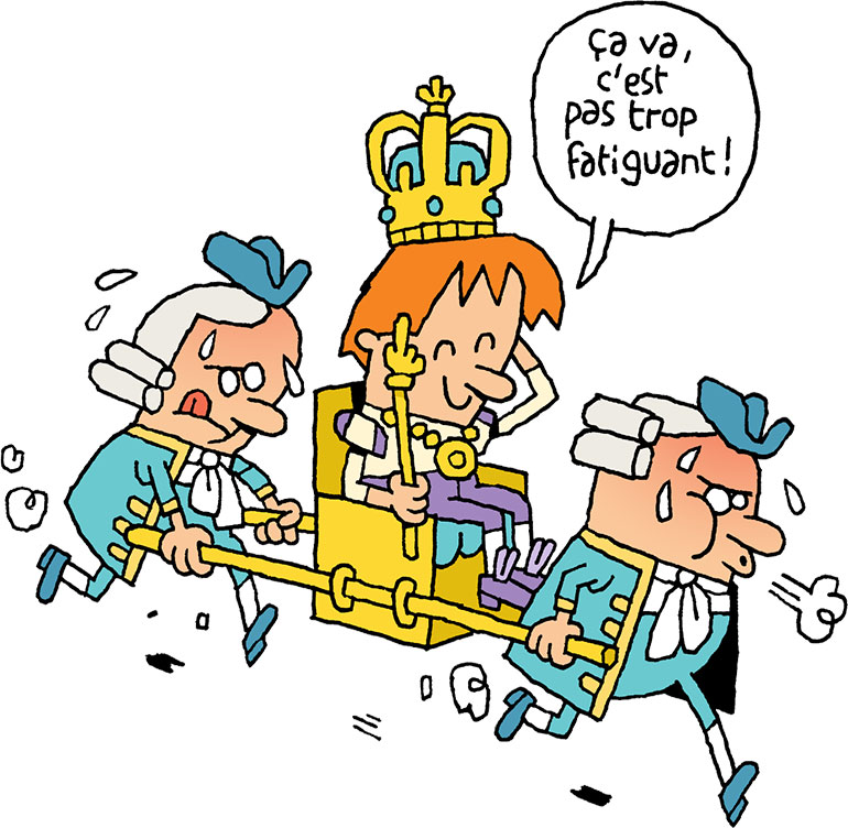 Grâce au réseau (les personnes de son entourage, au sens trèèèèès large), il est plus facile de décrocher un stage de seconde. Illustration : Caloucalou. Phosphore n°582.