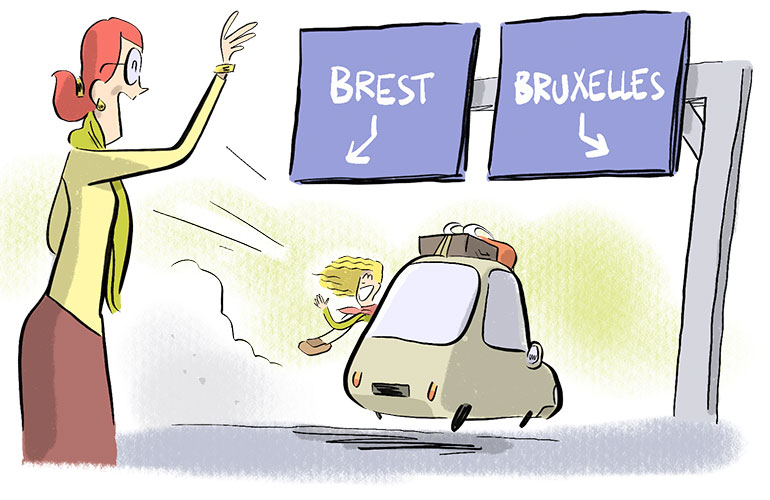 La presque vérité. Tous mytho ?, article extrait du magazine Phosphore n°567, 1er janvier 2024. Illustration : Jérôme Sié.