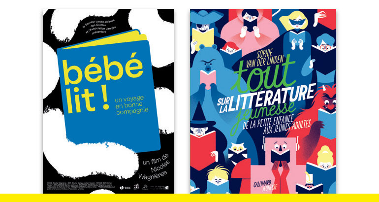 “Bébé lit !”, un documentaire pour présenter le travail de l’association Lirenjeu - Couverture de “Tout sur la littérature jeunesse”, de Sophie Van Der Linden