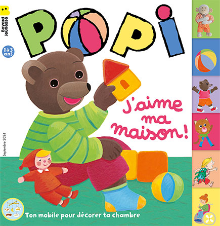 Couverture du magazine Popi n°457, septembre 2024 - J'aime ma maison !