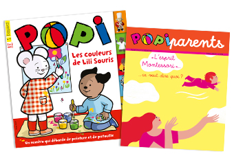 Popi n°391, mars 2019, et son supplément pour les parents. Popi n°391, mars 2019, et son supplément pour les parents.