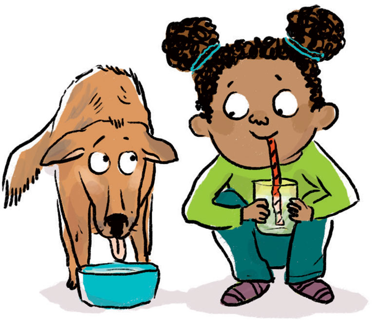“Un animal à la maison… Pourquoi pas ?”, supplément pour les parents du magazine Popi n°405, mai 2020. Texte : Joséphine Lebard. Illustration : Zelda Zonk.